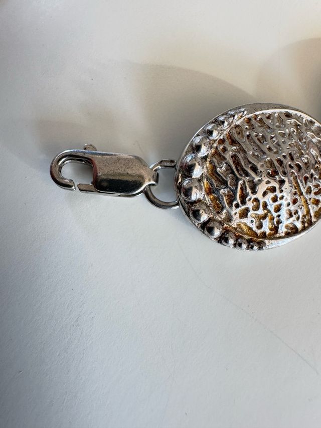 Pulsera vintage de plata