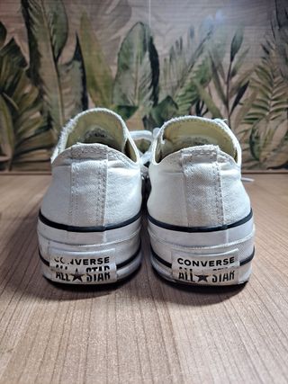 Converse con plataforma 