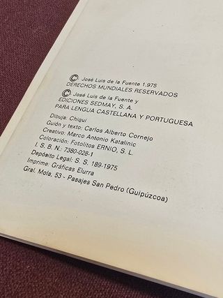 Comic El Baron de Munchausen - Sedmay 1975