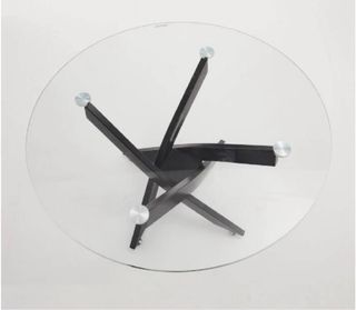 Mesa Comedor Redonda Cristal y 4 sillas NUEVO