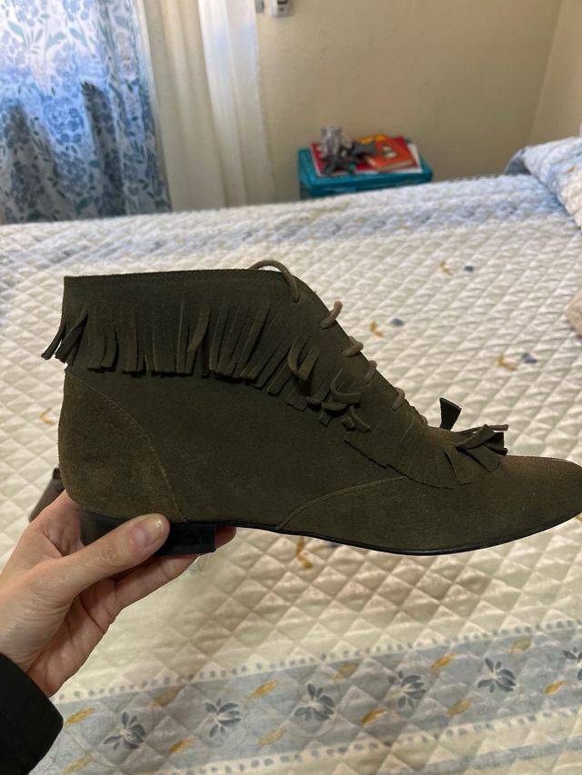 Botin verde mujer numero 39 buen estado