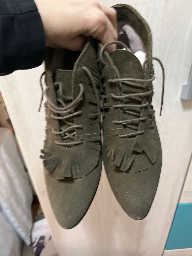 Botin verde mujer numero 39 buen estado