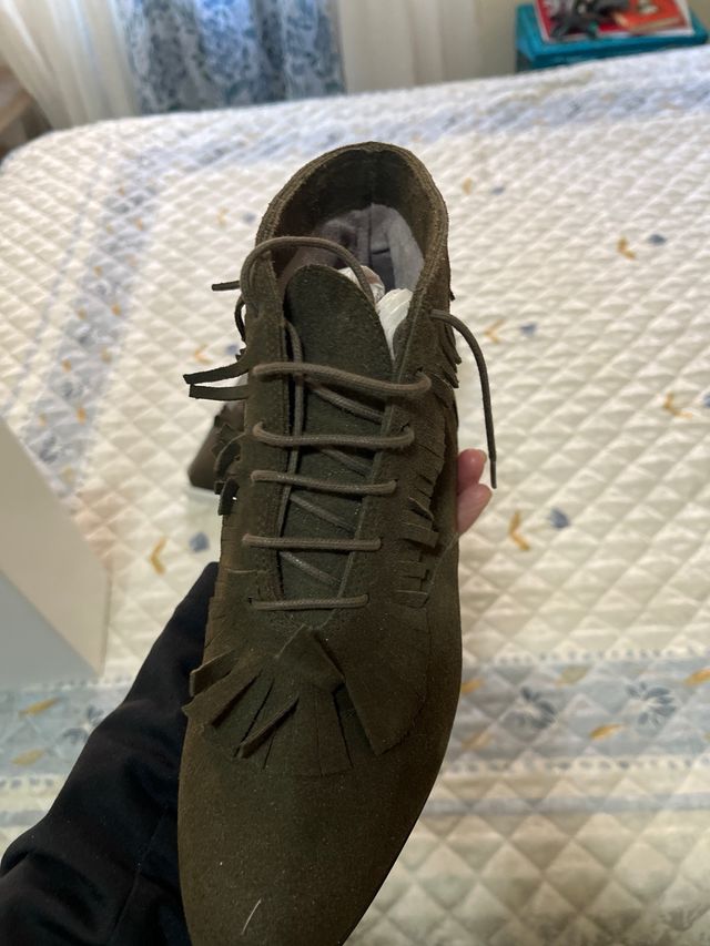 Botin verde mujer numero 39 buen estado