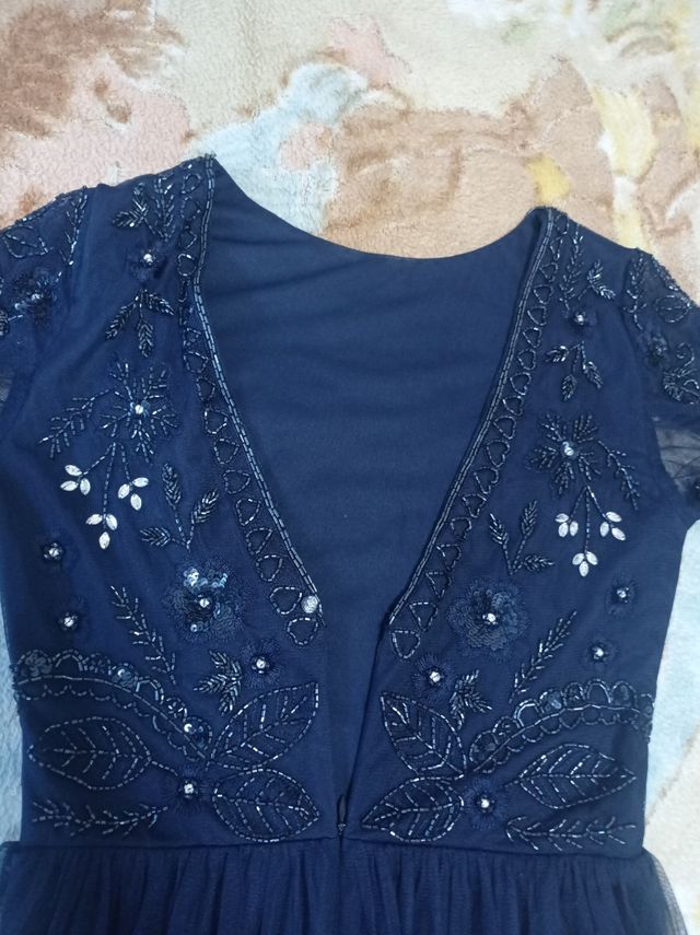 Vestido Amelia Rose pedrería talla 38