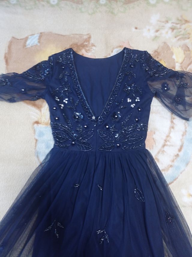 Vestido Amelia Rose pedrería talla 38