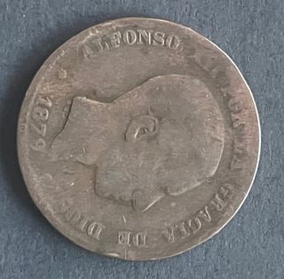 Moneda de 10 céntimos de 1879