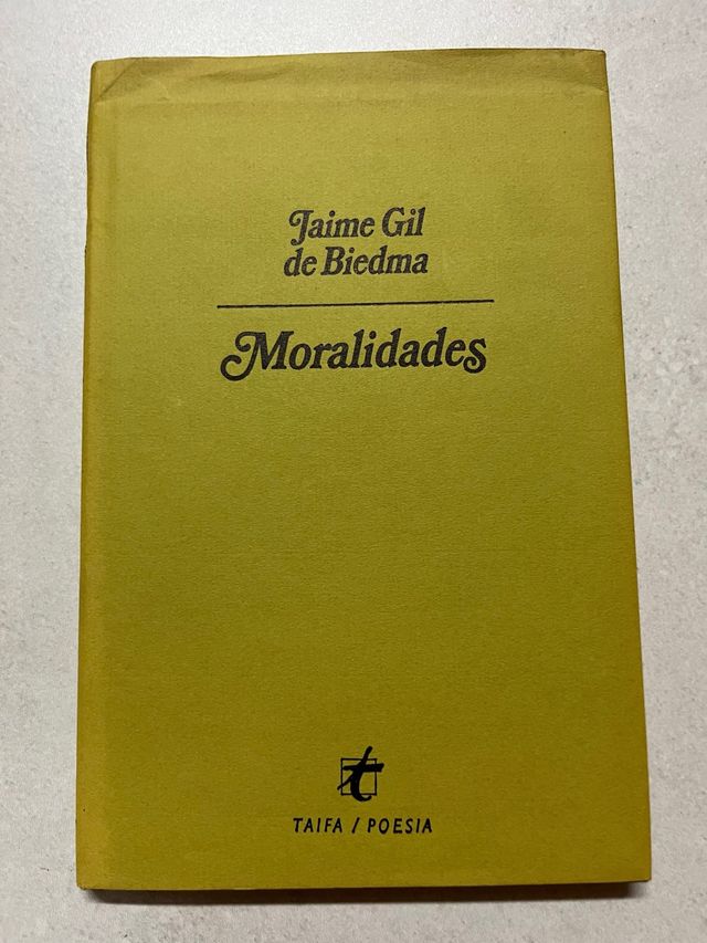 Jaime Gil de Biedma. Moralidades