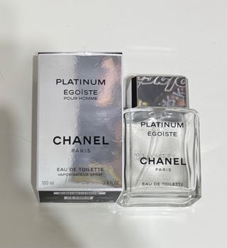 Frasco vacio de EGOISTE PLATINUM de Chanel