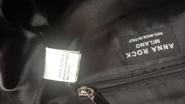 Borsa Anna Rock pelliccia volpe