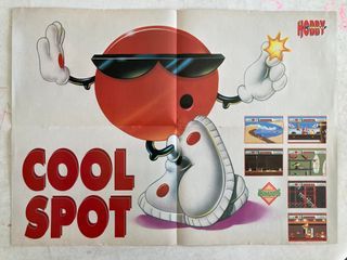 Poster doble Flashback y Cool Spot, Hobby Consolas