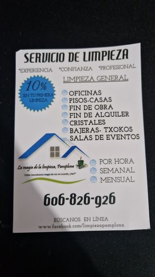 Servicio de limpieza