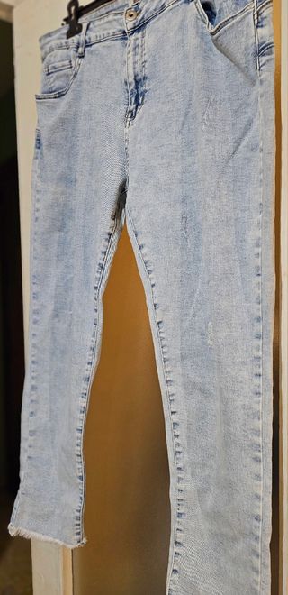 Pantalon vaquero denim talla grande