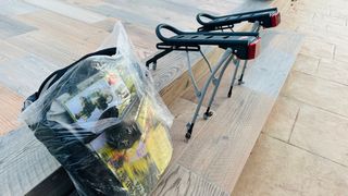 Porta alforjas bici para cicloturismo