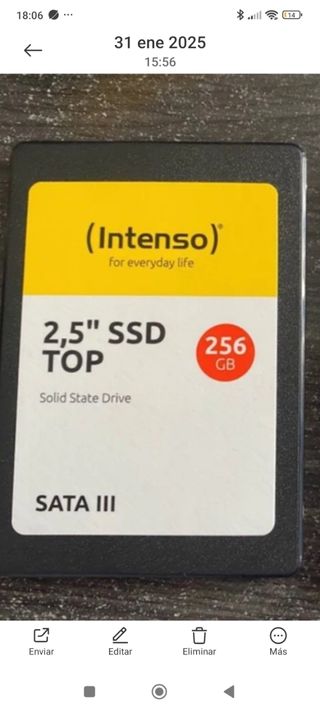 Disco duro ssd interno intenso 256
