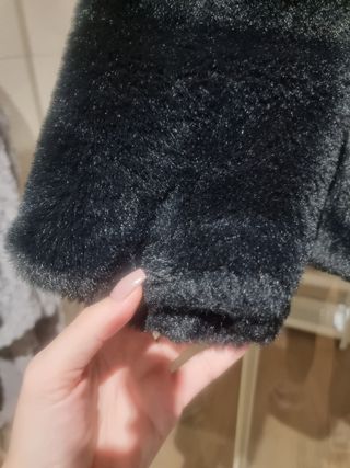 Abrigo mutón negro Fórmula Joven