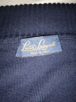 Felpa blu lana Luisa spagnoli xl