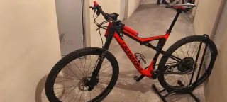 Bicicleta Cannondale doble de 29 carbono scalpel 2