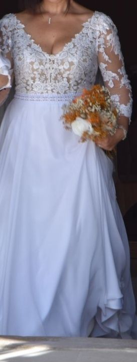 Vestido novia altura 1,61