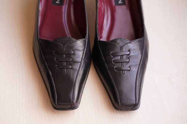 Zapatos Je & Fran de piel negra vintage, talla 38