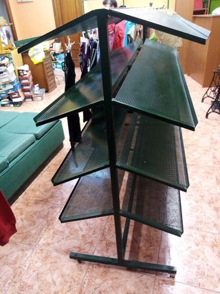 Espositor de zapatos de hierro