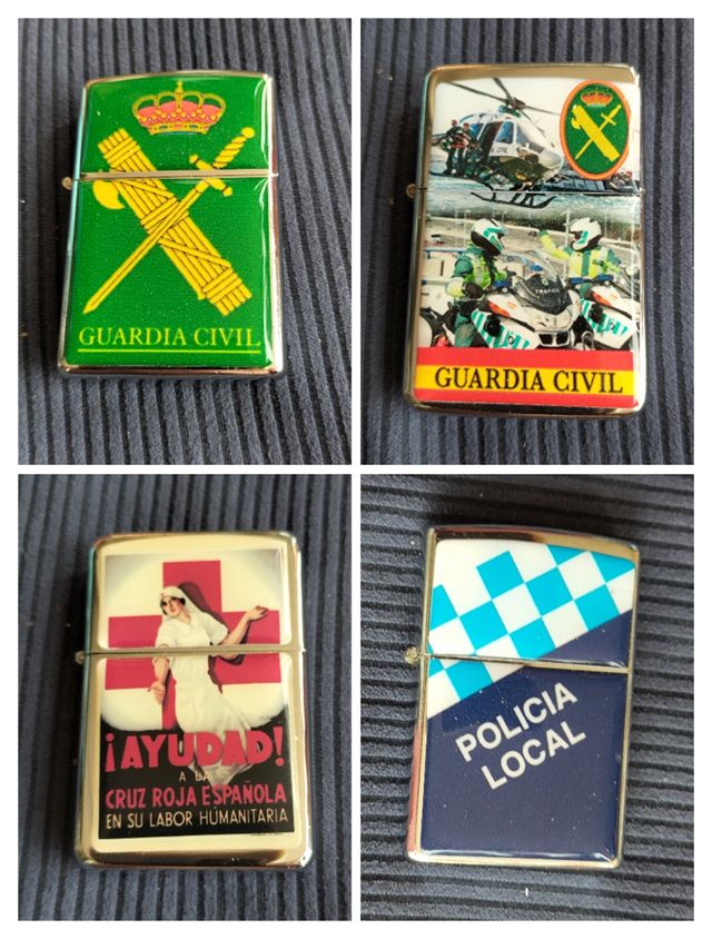 ENCENDEDORES TIPO ZIPPOS MILITARES