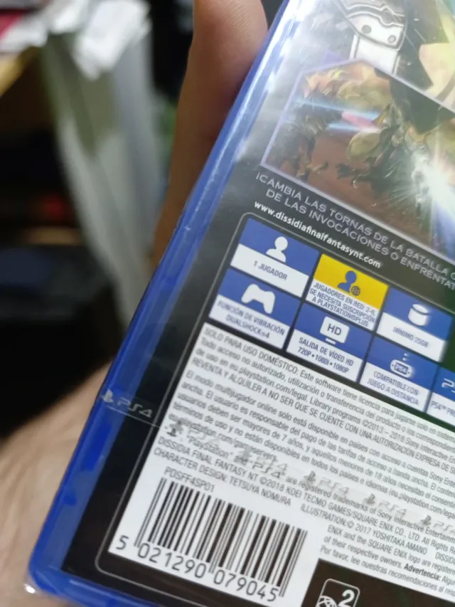 Dissidia Final Fantasy NT Sellado