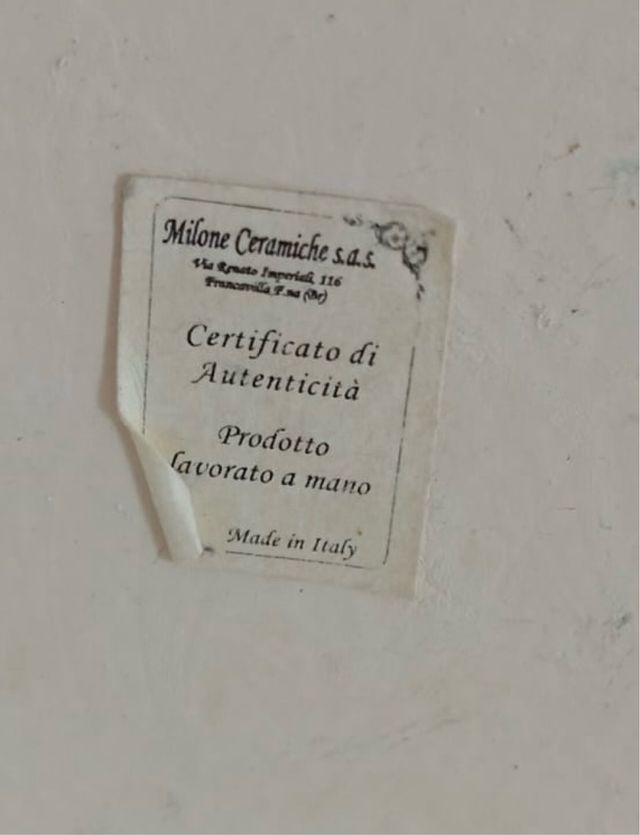 Cono in ceramica vintage 