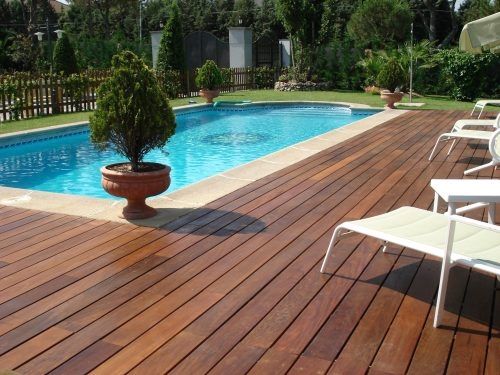 Parquet exterior instalación