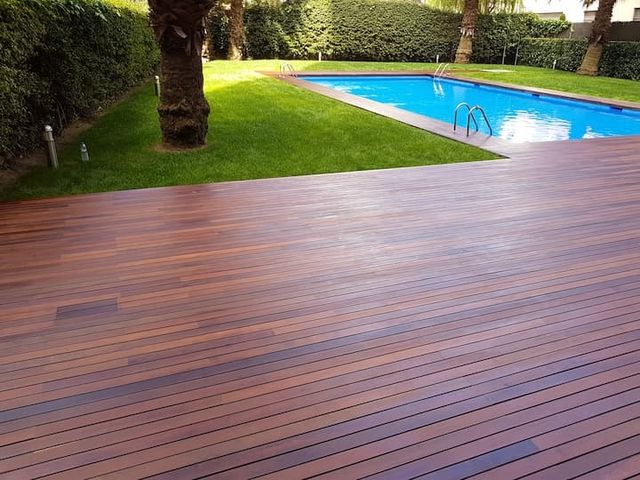 Parquet exterior instalación