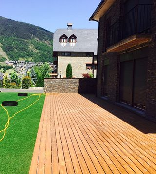 Parquet exterior instalación 