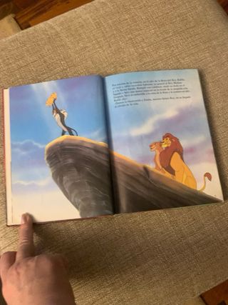Libro “El rey León” Disney