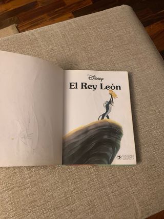 Libro “El rey León” Disney