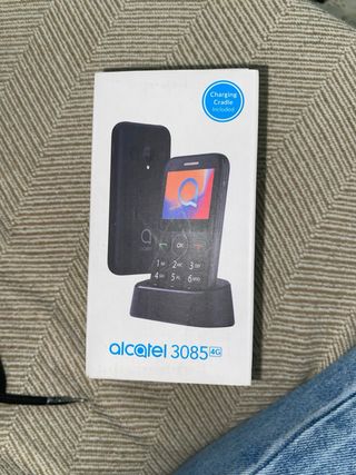 Movil Alcatel 3085 con base cargadora