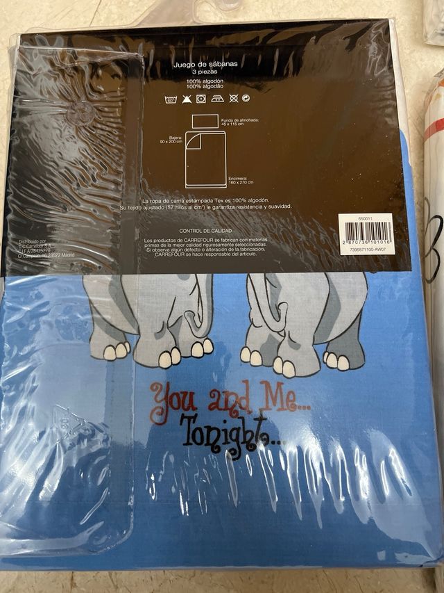 2 juego Sabanas 3 piezas de 90 y 2 fundas nordicas