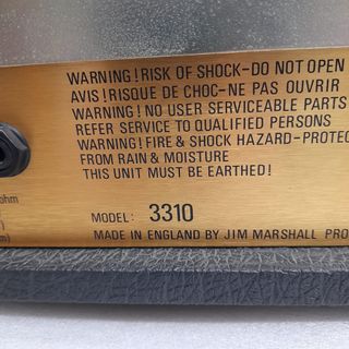 Marshall Model 3310 100w MOSFET Made in UK