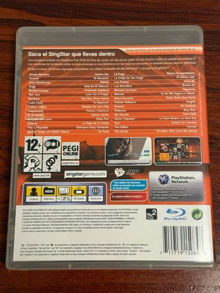Juego Singstar Pop 2009 para PS3