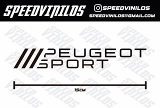 Pegatina peugeot sport