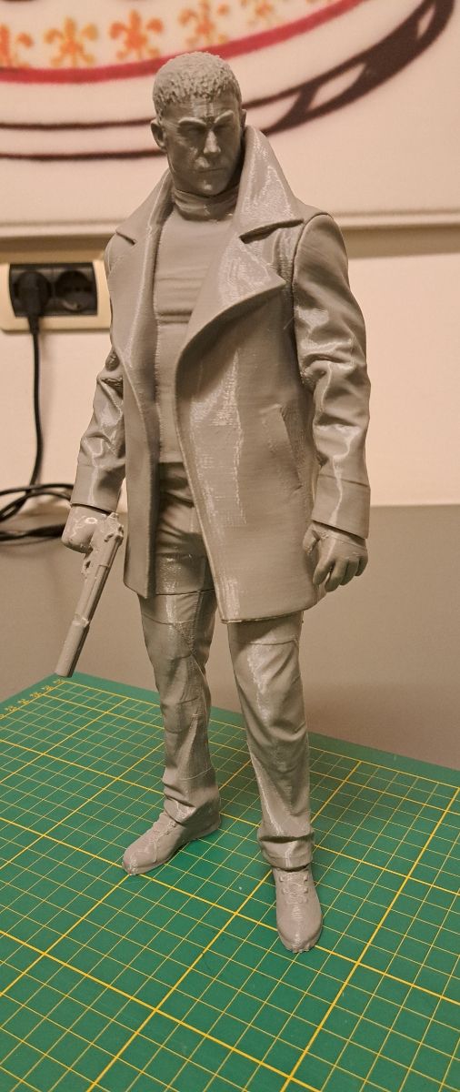 Resident evil chris redfield stampa 3d