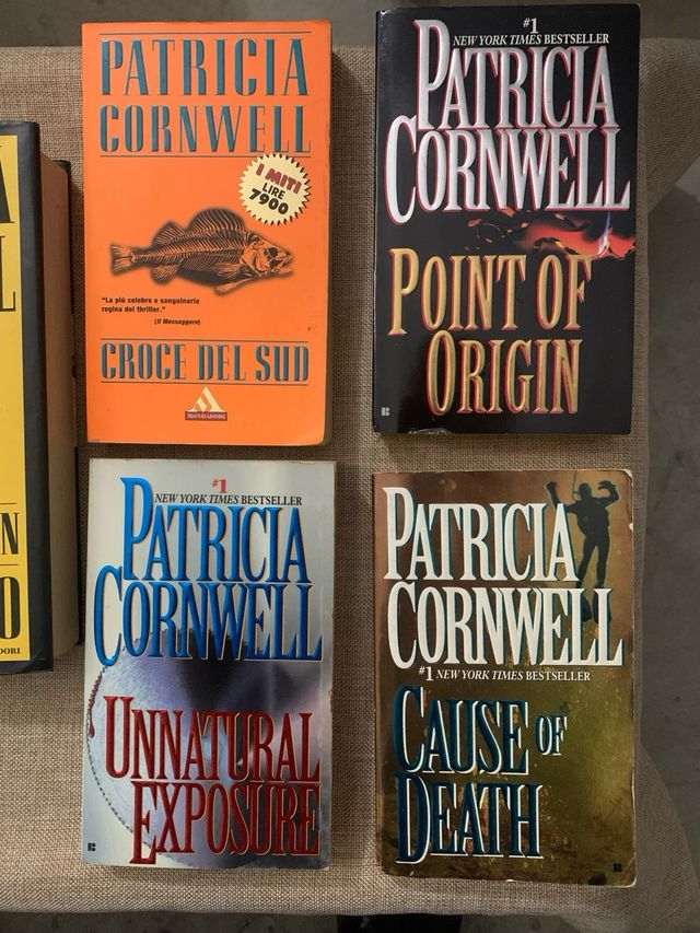Lotto 6 libri Patricia Cornwell romanzi