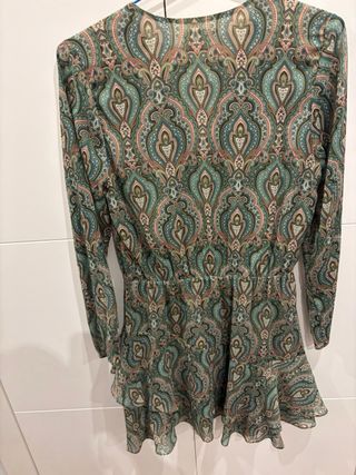 Vestido S estampado gasa HUG  CLAU