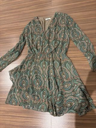 Vestido S estampado gasa HUG  CLAU