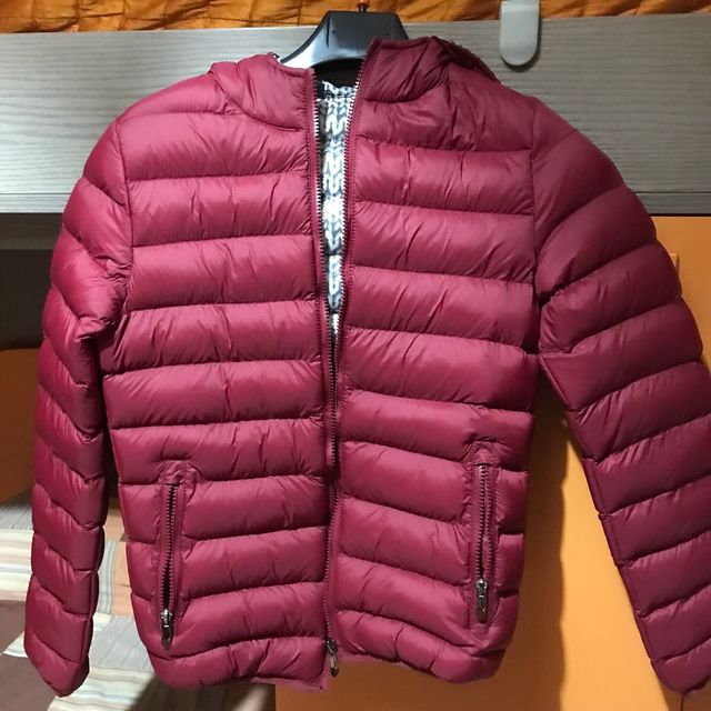 Piumino da ragazzo rosso