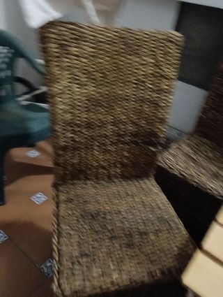 Silla artesanal 55eu (la unidad)tengo 6 unidades