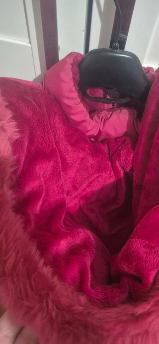 Chaquetón de pelos rosa 15-16