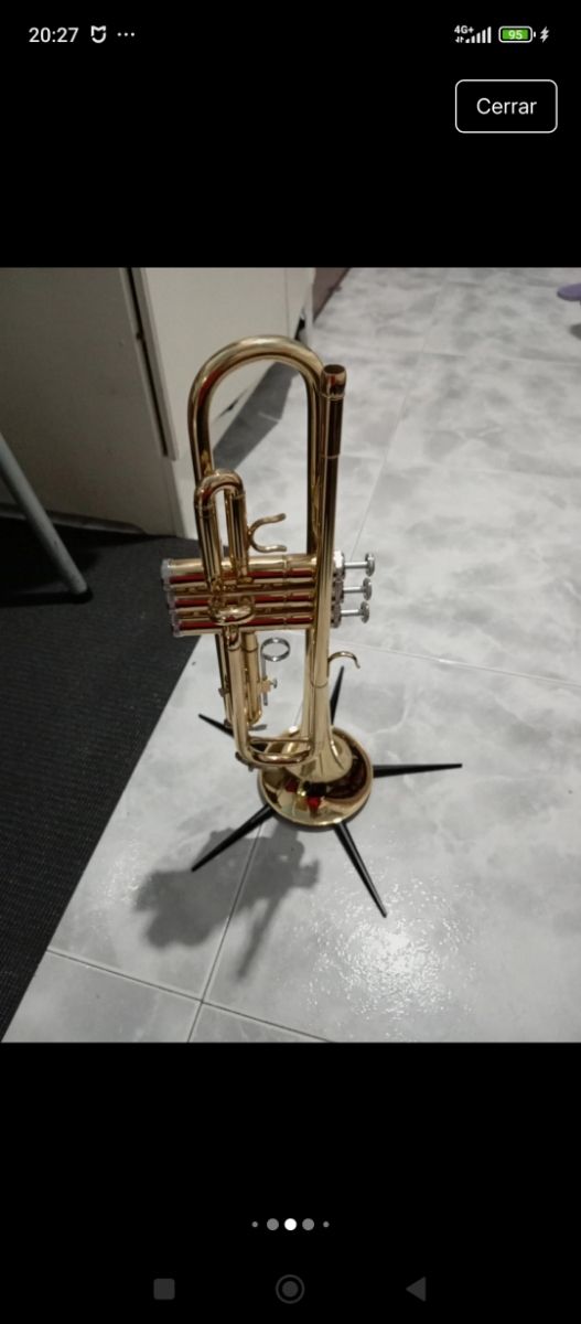 Trompeta afinada en siB