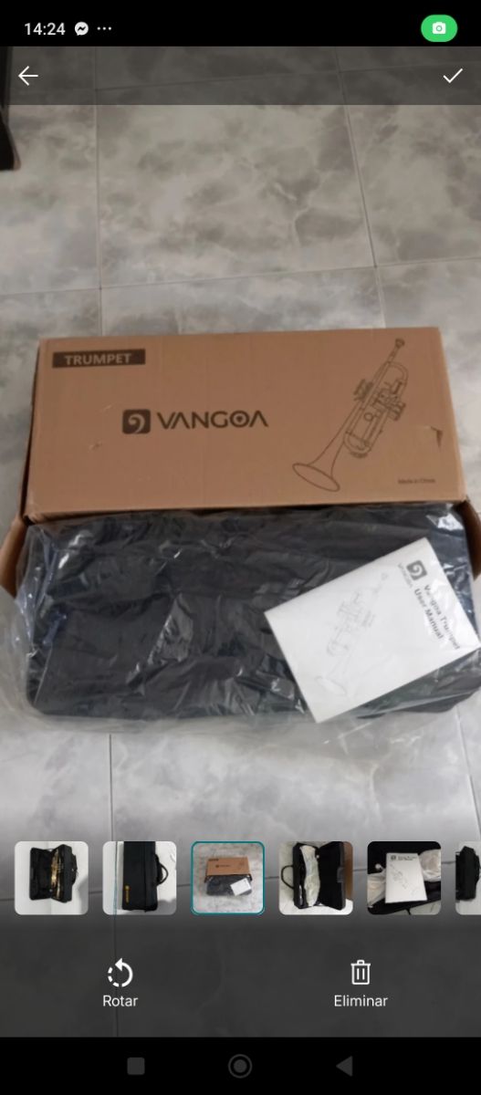 Trompeta afinada en siB