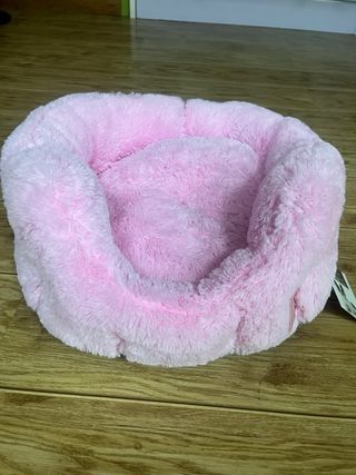 Cama perro/gato rosa