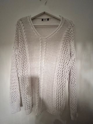 Jersey de hilo Blanco