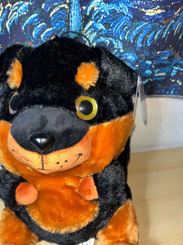 Peluche perro rottweiler 35cm