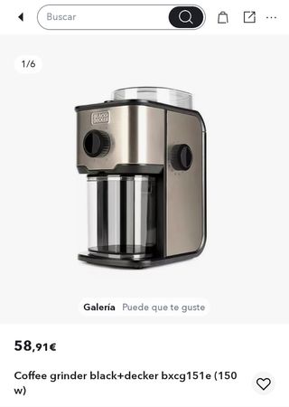 Cafetera Solac y Molinillo